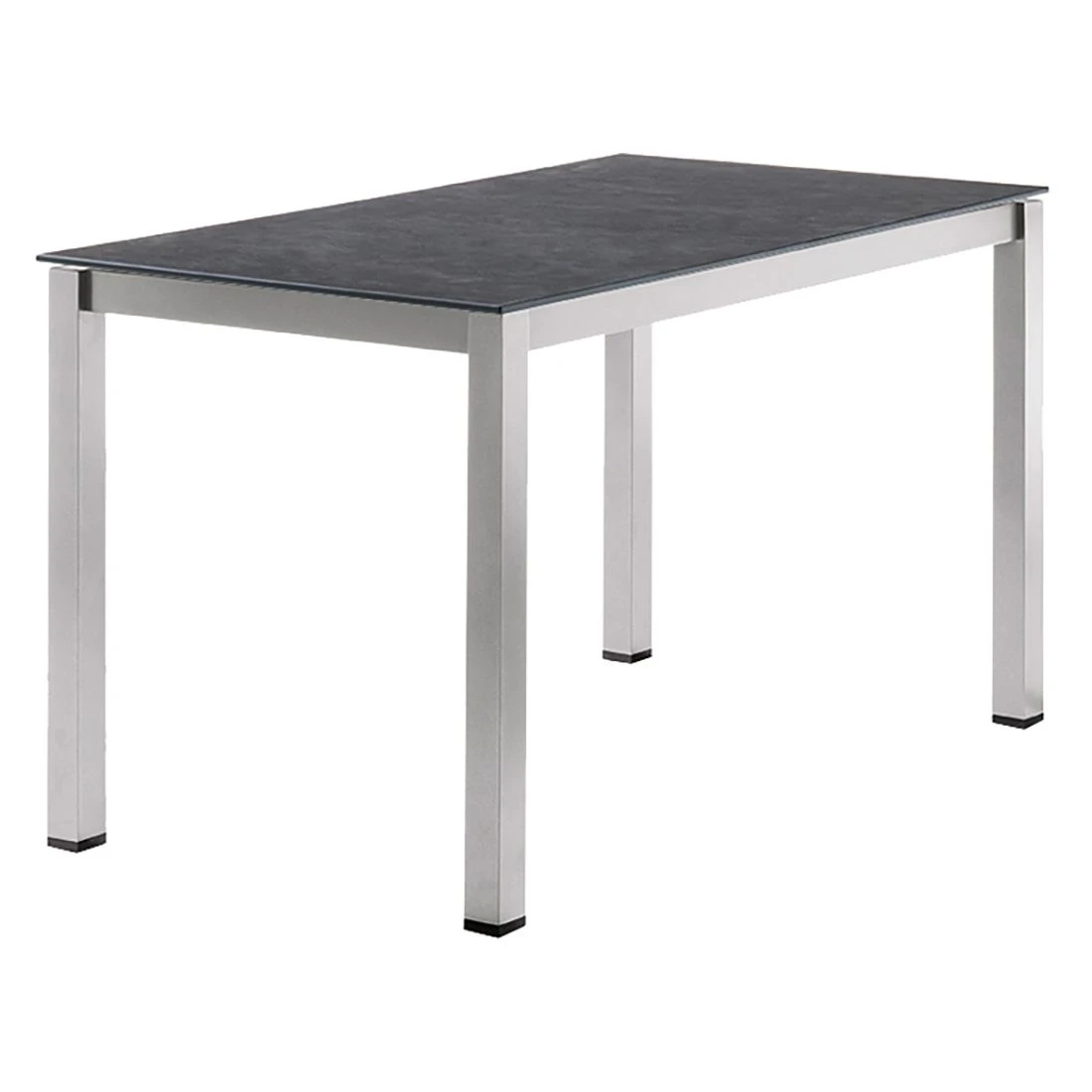 Sieger Gartentisch-Gestell 120x80cm Aluminium Graphit 2 Sieger Gartentisch-Gestell 120x80cm Aluminium Graphit – Bild 2