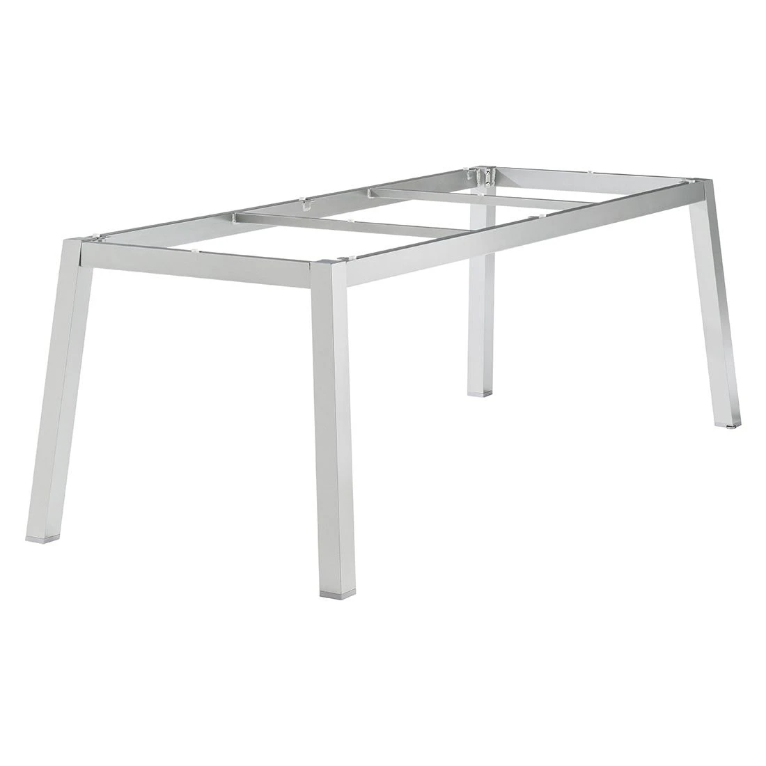 Sieger Gartentisch-Gestell 220x100cm Quadratrohr Aluminium Graphit 1 Sieger Gartentisch-Gestell 220x100cm Quadratrohr Aluminium Graphit