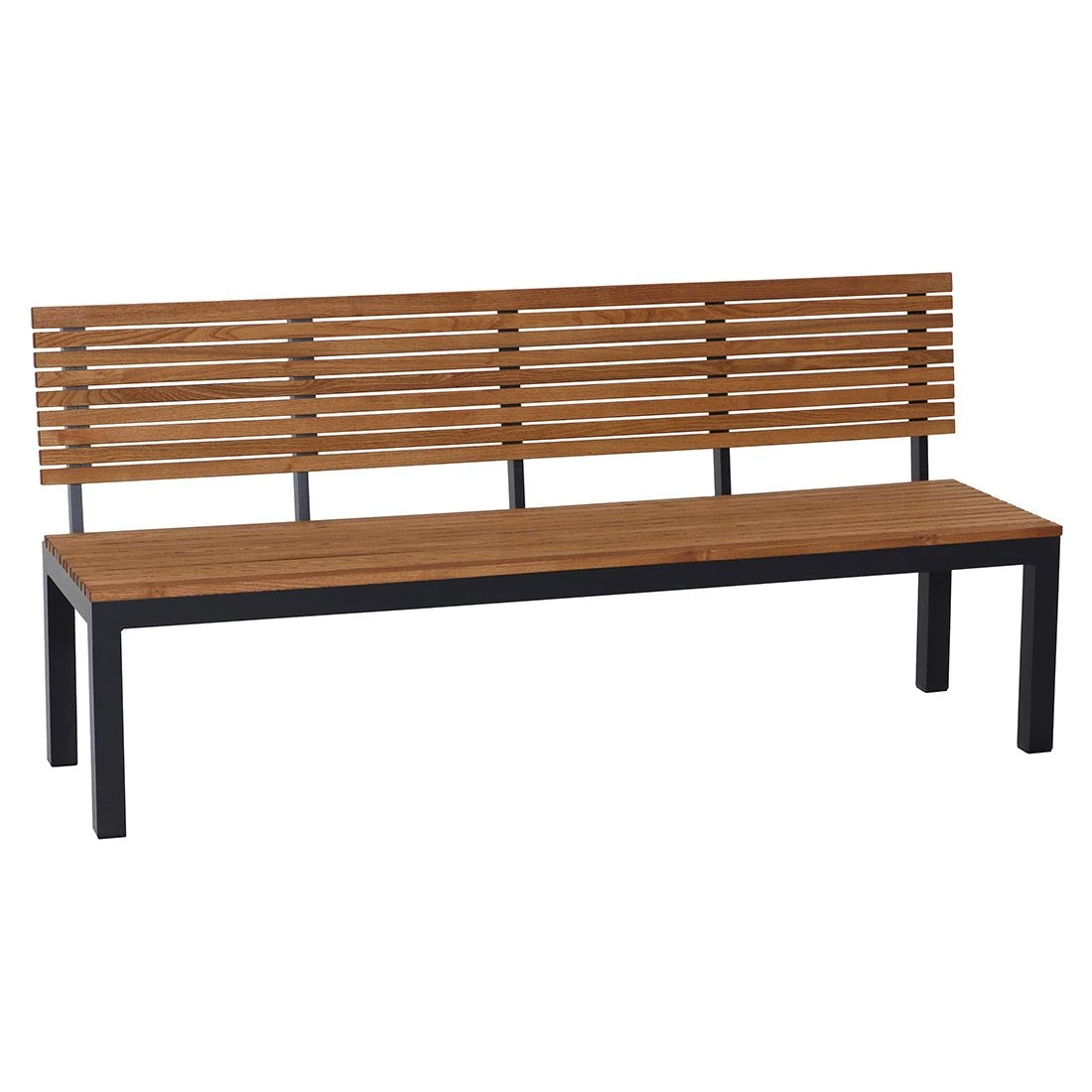 Siena Garden Bozen Gartenbank Aluminium/Robinie Graphit/Natur 1 Siena Garden Bozen Gartenbank Aluminium/Robinie Graphit/Natur