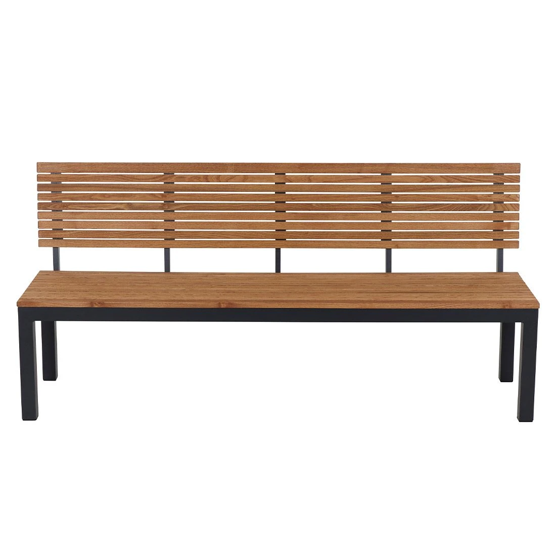 Siena Garden Bozen Gartenbank Aluminium/Robinie Graphit/Natur 2 Siena Garden Bozen Gartenbank Aluminium/Robinie Graphit/Natur – Bild 2