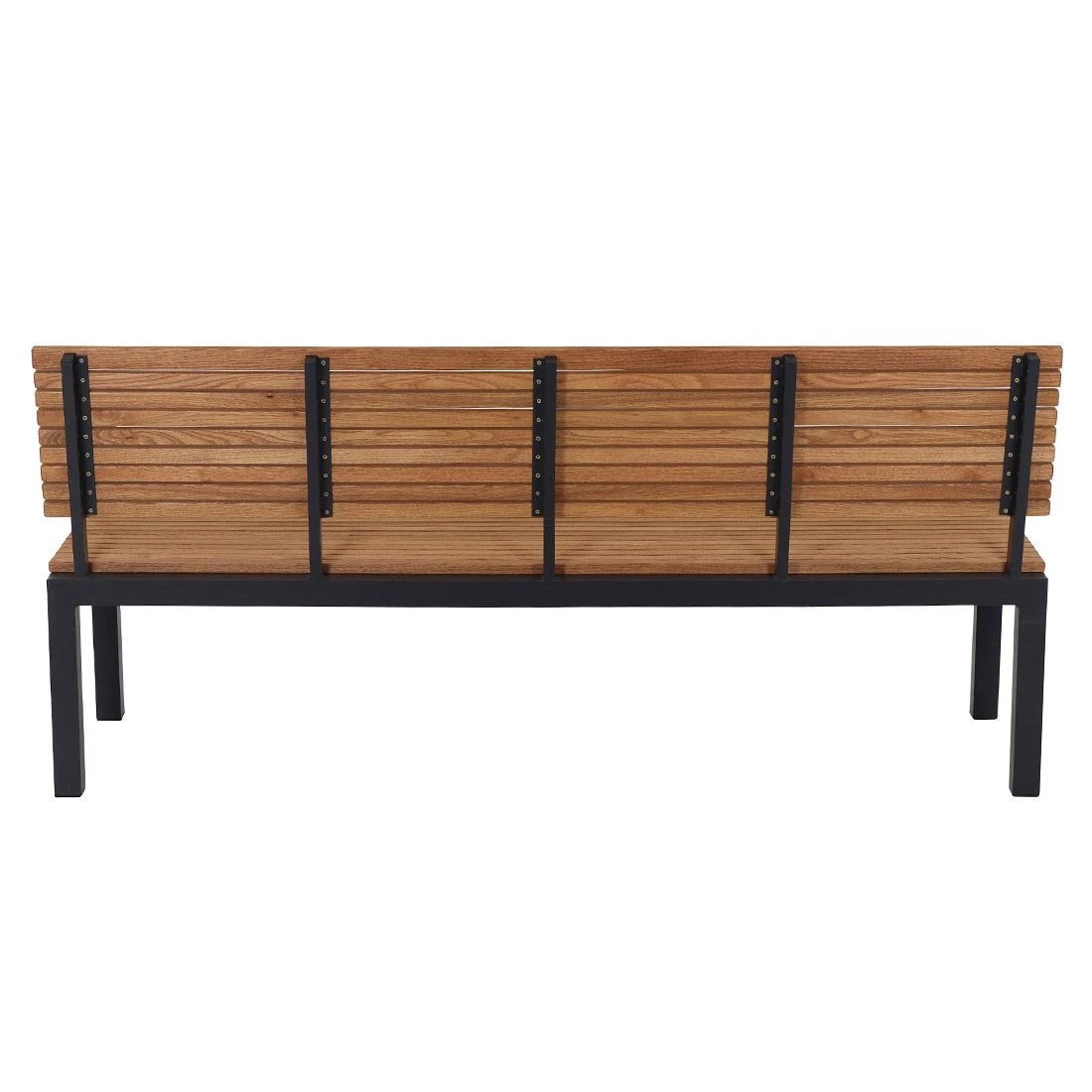Siena Garden Bozen Gartenbank Aluminium/Robinie Graphit/Natur 4 Siena Garden Bozen Gartenbank Aluminium/Robinie Graphit/Natur – Bild 4