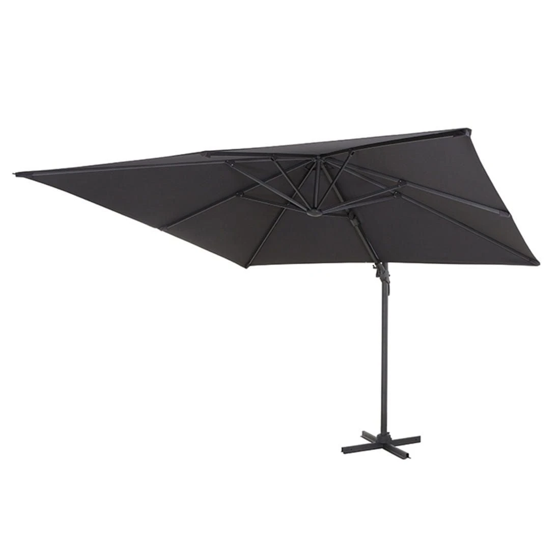 Siena Garden California N+ Ampelschirm 300x300 Cm Anthrazit/Anthrazit 7 Siena Garden California N+ Ampelschirm 300x300 Cm Anthrazit/Anthrazit – Bild 7