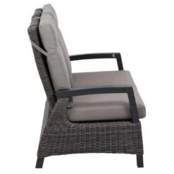 Siena Garden Corido Gartenbank Aluminium/Geflecht Inkl. Kissen Matt Anthrazit/Charcoal Grey -Grün Raum siena garden corido 2 sitzerbank aluminium geflecht inkl kissen 1363640 5