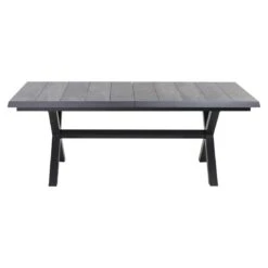 Siena Garden Messina Ausziehtisch 200/260x100cm Aluminium/Keramik Matt Anthrazit/Wood Grey -Grün Raum siena garden messina ausziehtisch 200 260x100cm aluminium keramik 1363761 3