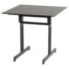 Siena Garden Sola Klapptisch 80x80cm Stahl/HPL Anthrazit/Dark Stone