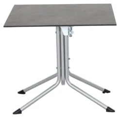 Siena Garden Sola Klapptisch 80x80cm Stahl/HPL Silber/Dark Stone -Grün Raum siena garden sola gastrotisch 80x80cm stahl hpl 1364388 3