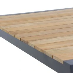 Siena Garden Londra Gartentisch 160x90cm Aluminium/Teak Matt Anthrazit/Natur -Grün Raum siena garden zurigo gartentisch 160x90cm aluminium teak 1425229 4