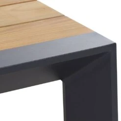 Siena Garden Londra Gartentisch 160x90cm Aluminium/Teak Matt Anthrazit/Natur -Grün Raum siena garden zurigo gartentisch 160x90cm aluminium teak 1425229 5