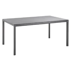 Solpuri Soft Gartentisch 200x100 Cm Aluminium/Dekton Anthrazit/Bromo