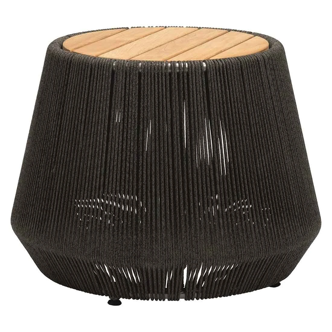 Stern Beistelltisch Ø45cm Aluminium/Rope/Teak Schiefergrau/Natur 1 Stern Beistelltisch Ø45cm Aluminium/Rope/Teak Schiefergrau/Natur