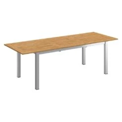 Stern Cardiff Gartenmöbel-Set 7-tlg. Tisch 180/240x90cm Taupe/Natur -Grün Raum stern cardiff gartenmoebel set 7 tlg tisch 180 240x90cm 1500227 8