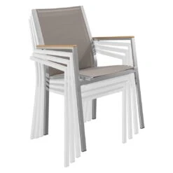 Stern Cardiff Gartenmöbelset 7-tlg. Mit Tisch 220x100 Cm Taupe/Zement Dunkel -Grün Raum stern cardiff gartenmoebelset 7 tlg mit tisch 220x100 cm 1423392 8