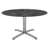 Stern Gartentisch Ø134 Cm Edelstahl/Silverstar 2.0 Silber/Slate