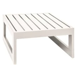 Stern New Holly Beistelltisch/Hocker 72x72cm Aluminium Weiß