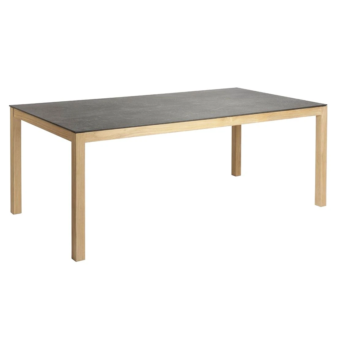 Stern Leah Gartenmöbel-Set 7-tlg. Tisch 200x100cm Natur/Steingrau 4 Stern Leah Gartenmöbel-Set 7-tlg. Tisch 200x100cm Natur/Steingrau – Bild 4