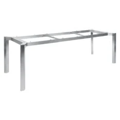 Stern Penta Tischgestell Edelstahl Silber