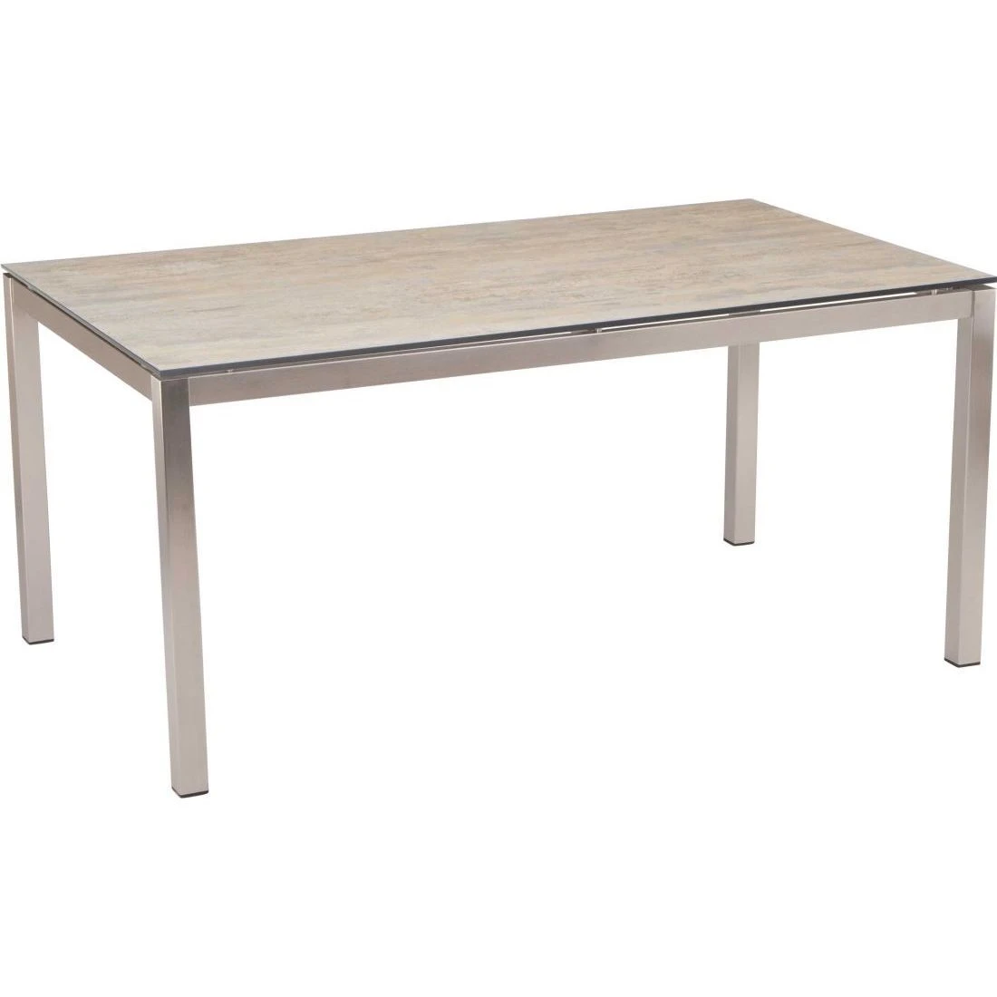 Stern Gartentisch-Gestell 160x90cm Edelstahl Vierkantrohr 6 Stern Gartentisch-Gestell 160x90cm Edelstahl Vierkantrohr – Bild 6