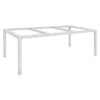 Stern Tischgestell 200x100 Cm Aluminium Weiß