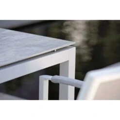 Stern Tischgestell 200x100 Cm Aluminium Weiß -Grün Raum stern tischgestell 200 x 100 cm aluminium weiss 15