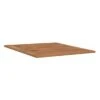Stern Gartentisch-Platte 70x70 Cm Teak Natur
