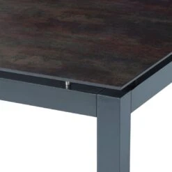 Stern Gartentisch-Platte 90x90cm Lavastar Kupfer -Grün Raum stern tischplatte lavastar kupfer 90 x 90 cm 3