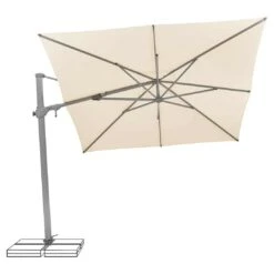 Suncomfort Varioflex Ampelschirm 300x300cm Ecru -Grün Raum suncomfort varioflex ampelschirm 300x300cm 1355830 3