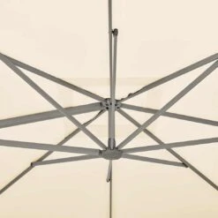 Suncomfort Varioflex Ampelschirm 300x300cm Ecru -Grün Raum suncomfort varioflex ampelschirm 300x300cm 1355830 6