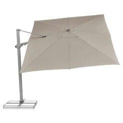 Suncomfort Varioflex Ampelschirm 300x300cm Off-Grey -Grün Raum suncomfort varioflex ampelschirm 300x300cm 1355841 4