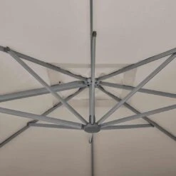 Suncomfort Varioflex Ampelschirm 300x300cm Off-Grey -Grün Raum suncomfort varioflex ampelschirm 300x300cm 1355841 6