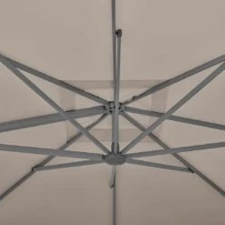 Suncomfort Varioflex Ampelschirm 330x270cm Off-Grey -Grün Raum suncomfort varioflex ampelschirm 330x270cm 1355907 5