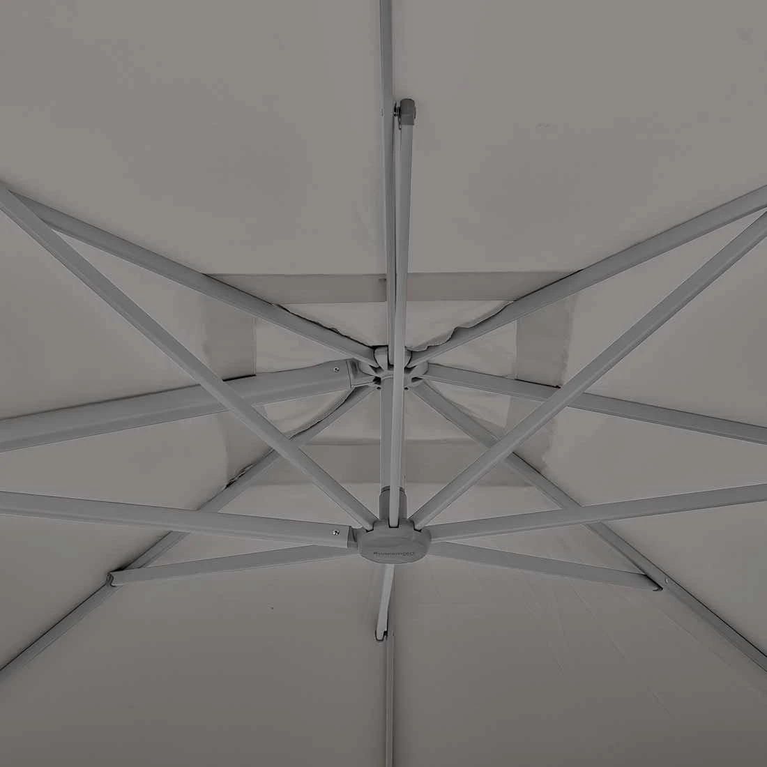 Suncomfort Varioflex Ampelschirm 330x270cm Stone Grey 5 Suncomfort Varioflex Ampelschirm 330x270cm Stone Grey – Bild 5