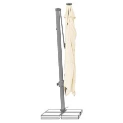 Suncomfort Varioflex Ampelschirm Solar/LED 300x300cm Ecru -Grün Raum suncomfort varioflex ampelschirm solar led 300x300cm 1355863 4