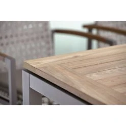 Stern Gartentisch-Platte 80x80cm Old Teak Old Teak -Grün Raum tischplatte 80x80 cm old teak 4