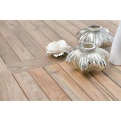 Stern Gartentisch-Platte 80x80cm Old Teak Old Teak -Grün Raum tischplatte 80x80 cm old teak 5