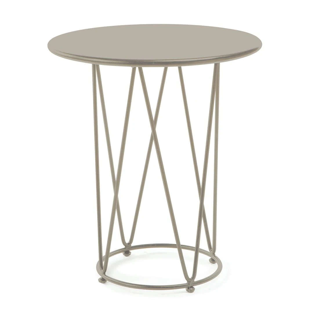 Vermobil Daisy Beistelltisch Ø65 Cm Stahl Fango 1 Vermobil Daisy Beistelltisch Ø65 Cm Stahl Fango