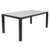 Zebra Alus Gartentisch 180x100cm Aluminium/HPL Graphit/Sandstein