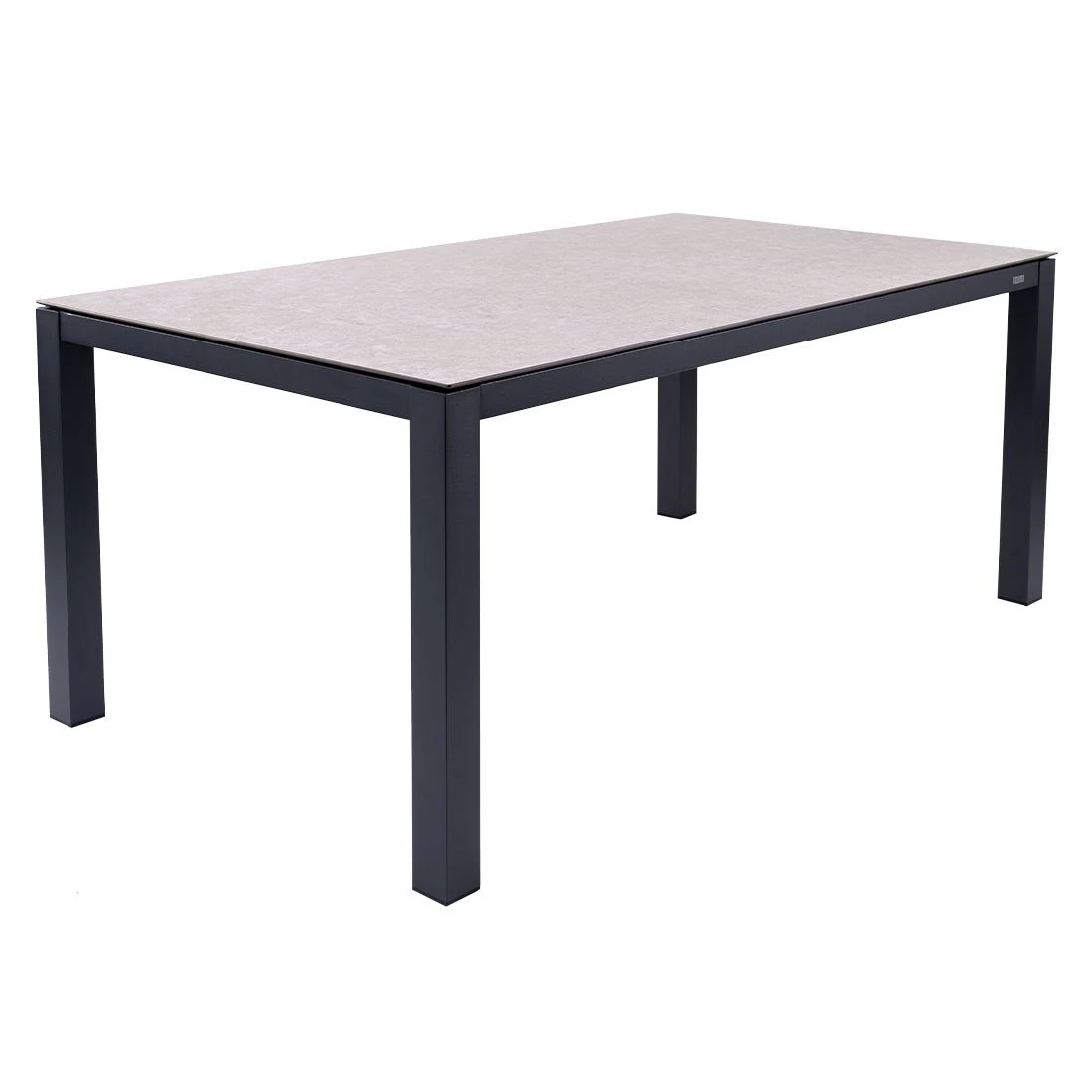 Zebra Alus Gartentisch 180x100cm Aluminium/HPL Graphit/Sandstein 1 Zebra Alus Gartentisch 180x100cm Aluminium/HPL Graphit/Sandstein