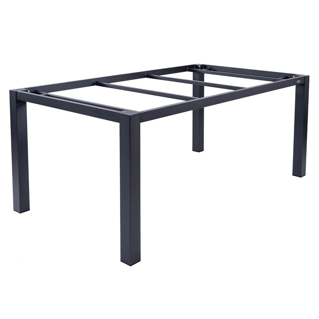 Zebra Alus Gartentisch 180x100cm Aluminium/HPL Graphit/Sandstein 2 Zebra Alus Gartentisch 180x100cm Aluminium/HPL Graphit/Sandstein – Bild 2