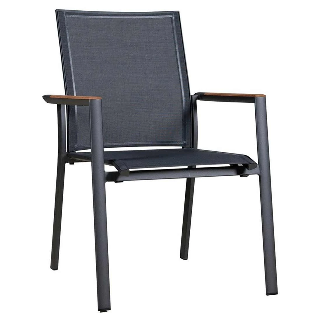 Zebra Fly Gartenmöbelset 5-tlg. Mit Tisch 180x90 Cm Graphit/Carbon 2 Zebra Fly Gartenmöbelset 5-tlg. Mit Tisch 180x90 Cm Graphit/Carbon – Bild 2