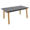 Zebra Lenyx Gartentisch 160x95cm Teak/HPL Teak/Volcanic Stone