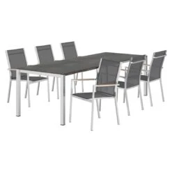 Zebra One Gartenmöbel-Set 7-tlg. Tisch 160/217/267x91cm Silber/Dunkelgrau 12 Zebra One Gartenmöbel-Set 7-tlg. Tisch 160/217/267x91cm Silber/Dunkelgrau -Grün Raum zebra one gartenmoebel set 7 tlg tisch 160 217 267x91cm 1484596 4
