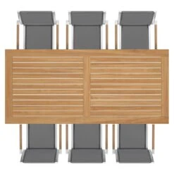 Zebra One Gartenmöbel-Set 7-tlg. Tisch 220x100cm Silber/Dunkelgrau 9 Zebra One Gartenmöbel-Set 7-tlg. Tisch 220x100cm Silber/Dunkelgrau -Grün Raum zebra one gartenmoebel set 7 tlg tisch 220x100cm 1484640 5