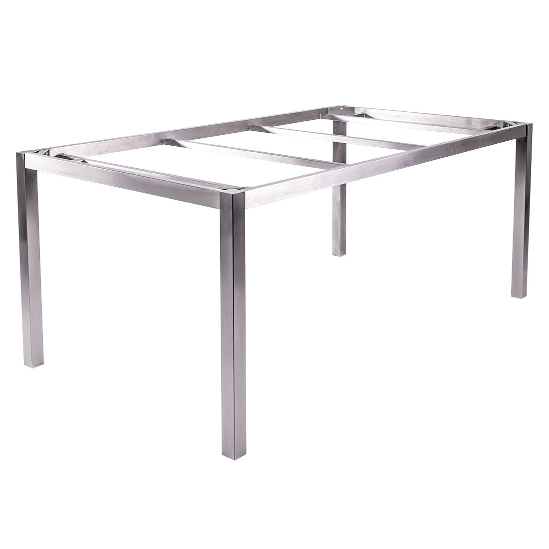 Zebra Opus Gartentisch 180x100cm Edelstahl/HPL Silber/Scratched Grey 2 Zebra Opus Gartentisch 180x100cm Edelstahl/HPL Silber/Scratched Grey – Bild 2