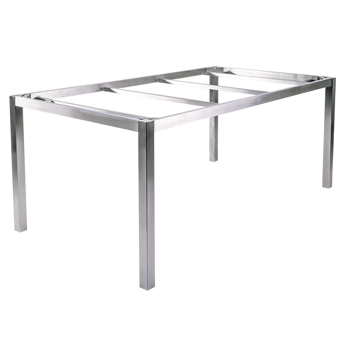 Zebra Opus Gartentisch 210x100cm Edelstahl/Teak Silber/Natur 2 Zebra Opus Gartentisch 210x100cm Edelstahl/Teak Silber/Natur – Bild 2